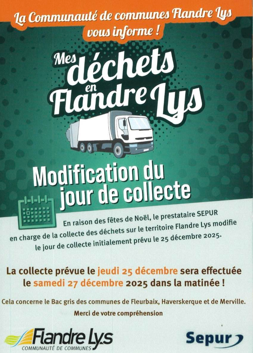 Modification du jour de collecte